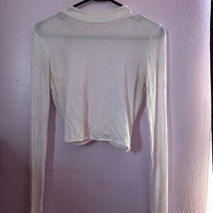 Alo White Long Sleeve Women's Top